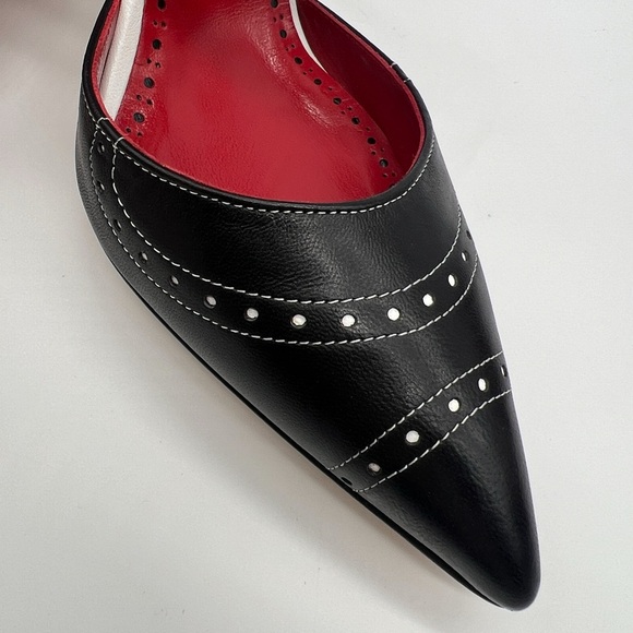 Manolo Blahnik Monzubo Bicolored Mary Jane Pumps - Picture 10 of 14